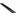 Moulure de seuil noir en aluminium 2 po x 2 po x 10 pi