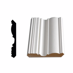 Moulure en couronne en MDF apprêté 5/8 po x 4 1/2 po x 96 po