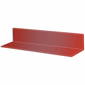 Linteau en angle en acier apprêté 42 pouces de L 3.5 pouces de H et 3.5 pouces de P épaisseur de 1/4 de pouce