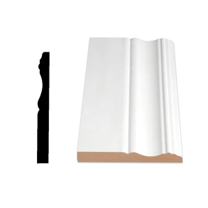 Plinthe coloniale en MDF apprêté 1/2 po x 4 1/8 po x 8 pi