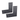 Coin extérieur à 90° noir galvanisé et revêtement en poudre 5 pouces (2 pcs)