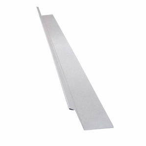 Solin d'égouttement blanc galvanisé 2 x 7/8 x 3/8 po.