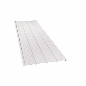 Soffite ventilé banc à 4 panneaux en aluminium 4 po x 16 po x 10 pi