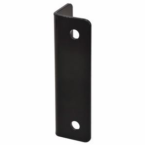Renfort d'angle large et robuste noir 1.6 x 5 x 1/8 po (1 pc)