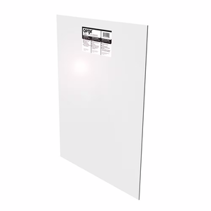 Feuille en acrylique transparent 0.080 po x 30 po x 32 po