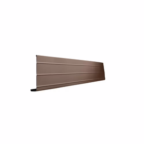 Bordure de fascia brun en aluminium 1 po x 6 po x 10 pi