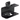 Connecteur de rail revêtu de poudre noire pour solive/poteau 2x ZMAX