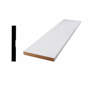 Plinthes en fibres de bois MDF apprêté 1/2 po x 4 po x 8 pi