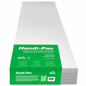 Panneau isolant rigide en mousse de polystyrène expansé 0.75 po x 14.5 po x 48 po avec une résistance thermique de 2.81