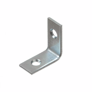 Équerre 1" plaquée zinc (4 pcs)