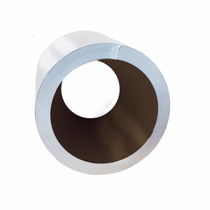 Rouleau d'aluminium brun et blanc 0.0115 po x 12 po x 50 pi