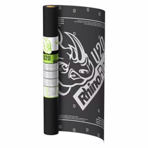 RhinoRoof 500 sq. ft. U20 Synthetic Roofing Underlayment Roll