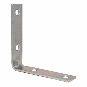 Équerre d'angle 2-1/2". plaquée zinc (4 pcs)