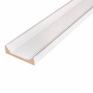 Moulure moderne Boston Header/Architrave en MDF apprêté 1 po x 4 1/2 po x 96 po