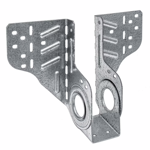 Étrier léger de chevron LSSR ajustable sur chantier pour bois de sciage 2x6