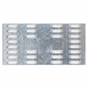 Plaque D'assemblage galvanisée MP 20 calibres 2 po x 4 po