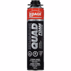 Mousse isolante en spray pour portes et fenêtres usage intérieur/extérieur (598 gr)
