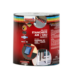 Red Zone (40 Mil) 6 inch Air-Barrier &amp; Waterproofing Membrane