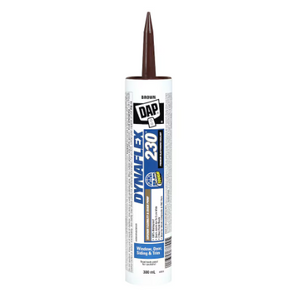 DAP Scellant intérieur/extérieur haut de gamme DYNAFLEX 230, Brun (300 ml)