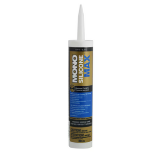 MONO Silicone Max pour Fenêtres et Portes, Blanc (290ml)