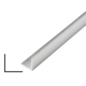 1-inch x 1-inch x 8 ft. Metal Angle in Mira Luster