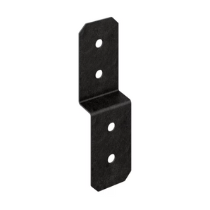 Étrier ZMAX 3 po pour solive finition en poudre noire pour 2x