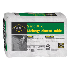 Mélange Ciment-Sable 30 kg conçu pour les nouveaux projets ainsi que pour le resurfaçage du béton - Idéal pour un usage général