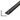 Black aluminum corner molding, 1 in x 1 in x 8 ft.