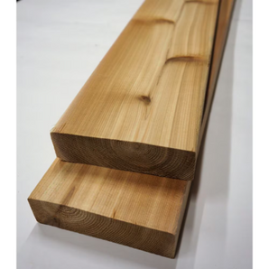 Cèdre noueux de qualité supérieure 2"x6"x8'