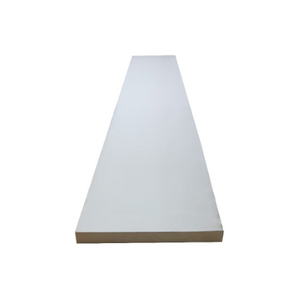 Plinthe moderne en panneaux de fibre de bois prépeint 1/2 po x 4 1/2 po x 8 pi