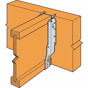 Étrier de solive IUS galvanisé à montage frontal pour bois d'ingénierie 1 3/4 po x 11 7/8 po