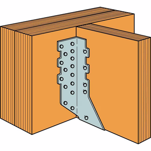 Étrier à solive HUS galvanisé à montage frontal pour bois d'ingénierie de 1-3/4 po x 9-1/2 po.