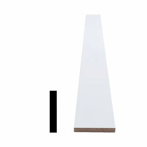 Cadrage moderne en MDF prépeint 3/8 po x 2 1/8 po x 14 pi