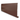 Bordure de fascia brun en aluminium 1 po x 6 po x 10 pi