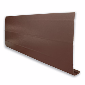 Bordure de fascia brun en aluminium 1 po x 6 po x 10 pi