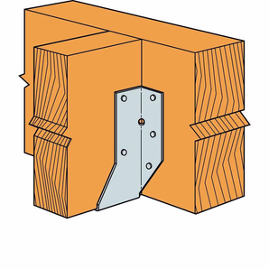 Étrier frontal galvanisé HU pour solive en bois d'ingénierie 1 3/4 po x 7 1/4 po
