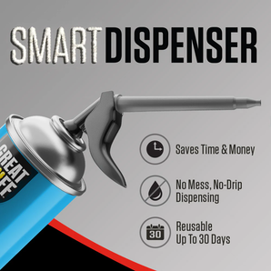 Mousse isolante expansive pour fenêtres et portes avec applicateur Smart Dispenser réutilisable (16 oz - 454 gr)