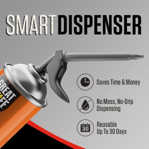 Mousse isolante expansive Fireblock avec applicateur Smart Dispenser réutilisable (16 oz - 454 gr)