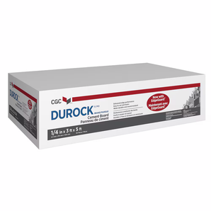CGC Durock Panneau de ciment avec sous-couche EdgeGuard 1/4 po. x 3 pi. x 5 pi.