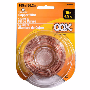 Fil de cuivre de  165 pi., cal. 20, 10 lb (1 pqt)