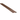 Moulure de seuil brun en aluminium 2 po x 2 po x 10 pi