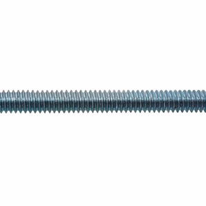 Tige d'acier entièrement filetée 3/8-16 x 72 pouces, zinguée, UNC