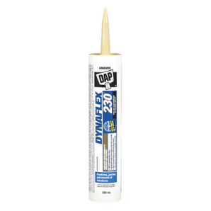 DAP Scellant intérieur/extérieur haut de gamme DYNAFLEX 230, Amande (300 ml)