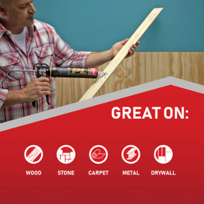 LePage PL Premium Polyurethane Construction Adhesive, Interior/Exterior, Waterproof, 825 ml