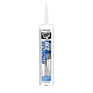DAP Mastic élastomère haut de gamme DYNAFLEX 230, transparent (300 ml)