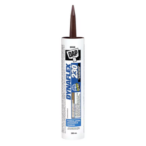 DAP Scellant intérieur/extérieur haut de gamme DYNAFLEX 230, Brun (300 ml)