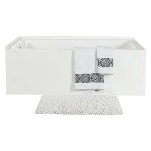Baignoire d'angle 60 po x 32 po (côté gauche)