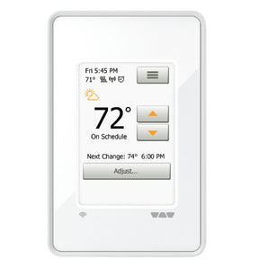 Schluter DITRA-HEAT-E-WIFI Thermostat programmable sans fil Blanc brillant 120V/240V
