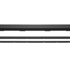 Schluter KERDI-LINE Drain linéaire encastré avec design de grille Solid acier inoxydable (V4) noir mat 3/4" x 31-1/2"