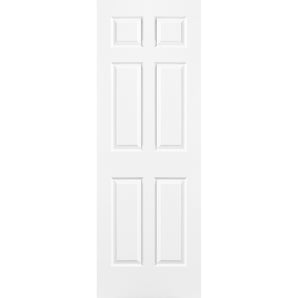 6 Panel Hollow Door Wood Grain - 28 X 80